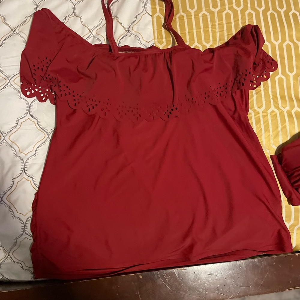 Lane Bryant underwire swim top